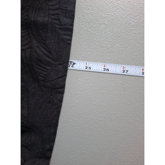 Additions by Chicos Crochet Neckline Blouse Black Size M Boho Tunic Classic Chic - Picture 6 of 7